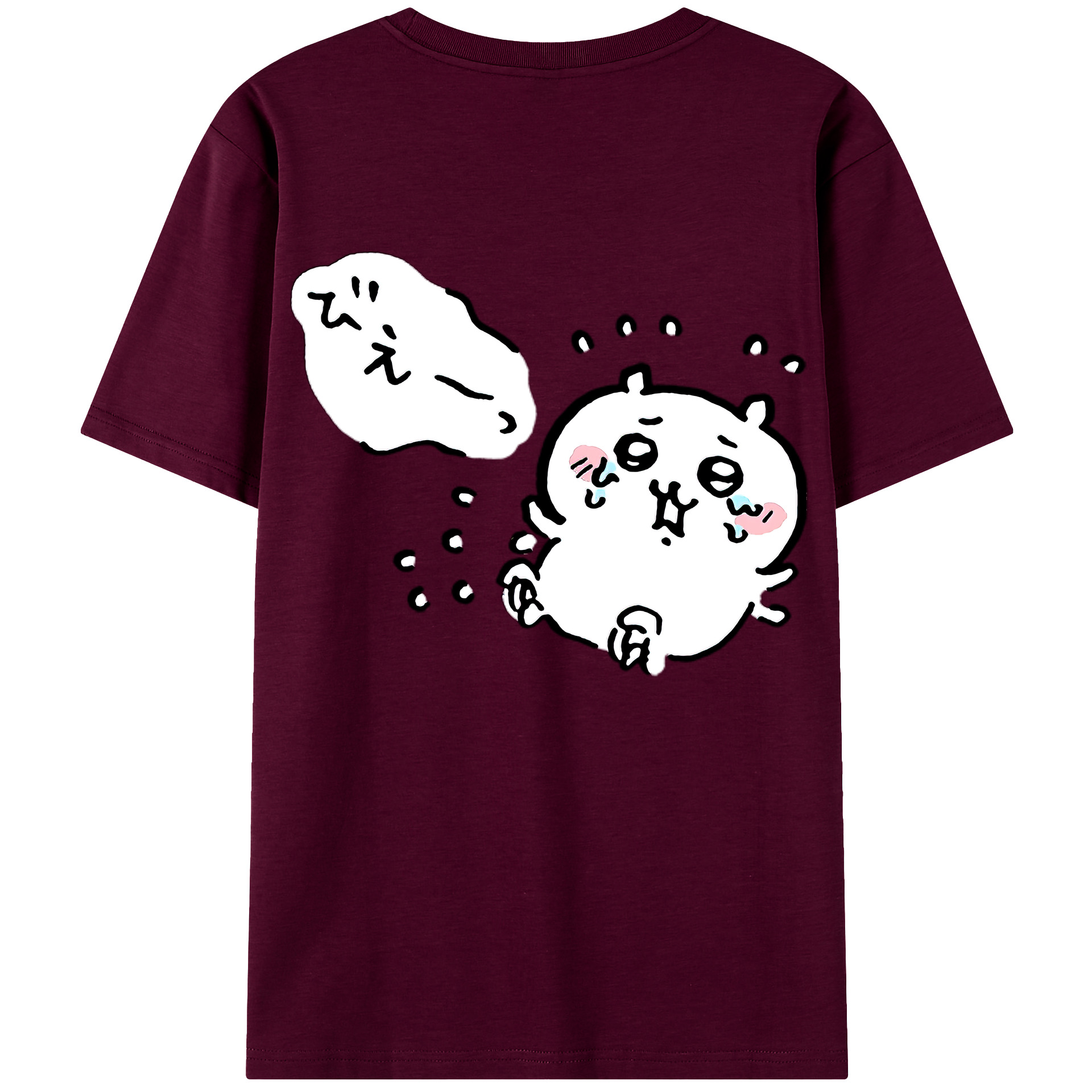 （画像用） ちいかわ ちいかわ Chii-kawa chiikawa レディース半袖Tシャツ(バックプリント)